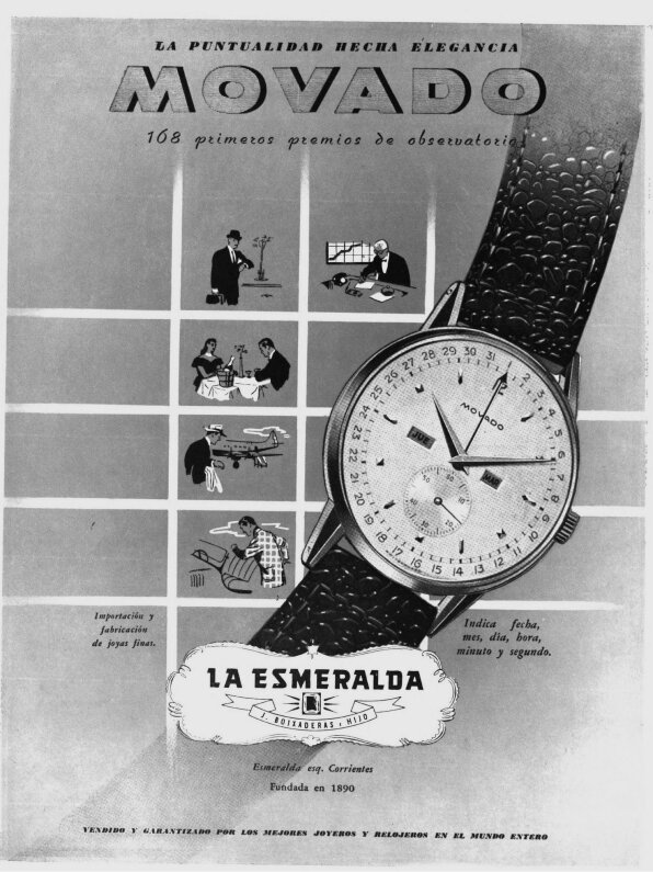 Vintage Silhouette Ad.