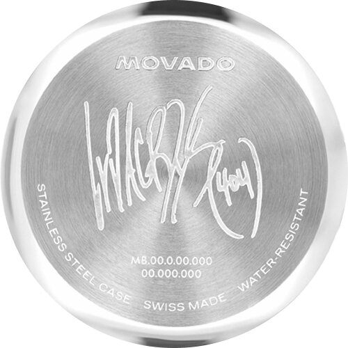 Jessica Alba wearing a white dress, laying on a lounge chair by the pool, wearing the gold tone Museum Bangle watch with oval dial.