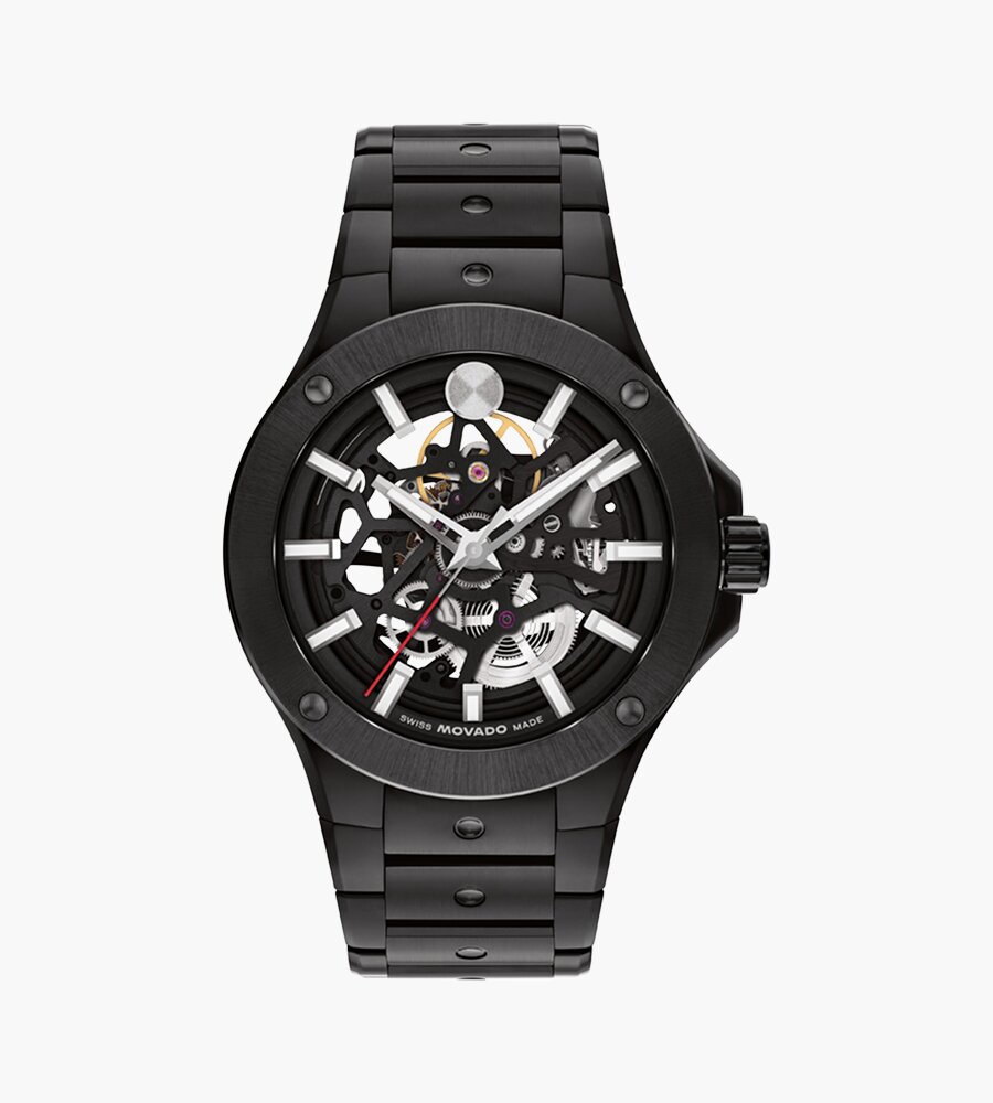 Black Alta SE Skeleton Automatic bracelet watch
