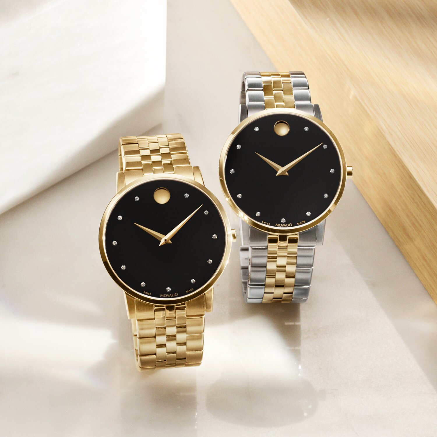 Museum Classic watch with diamonds