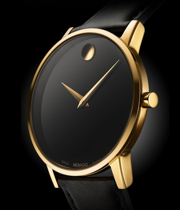 Rose gold tone BOLD Quest watch with white dial next to a gold tone BOLD Quest watch with white dial