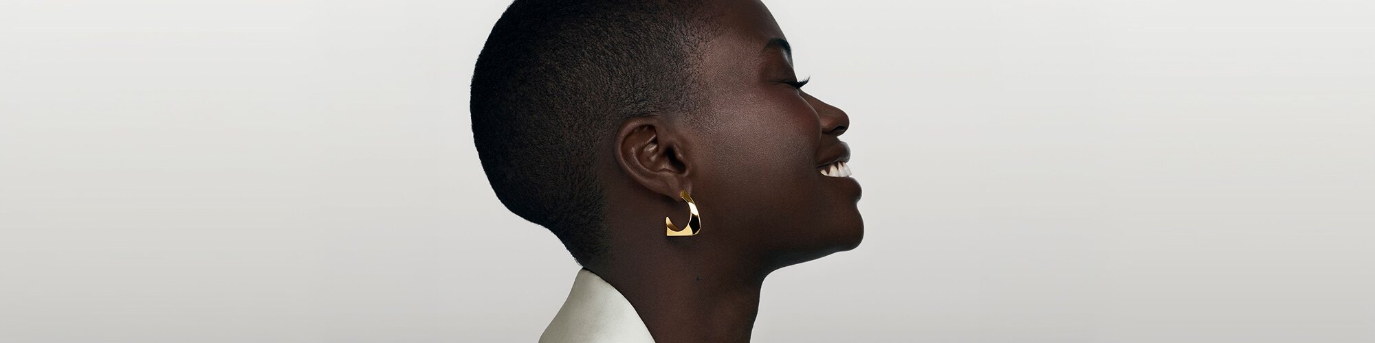 Silver Fleur stud earrings