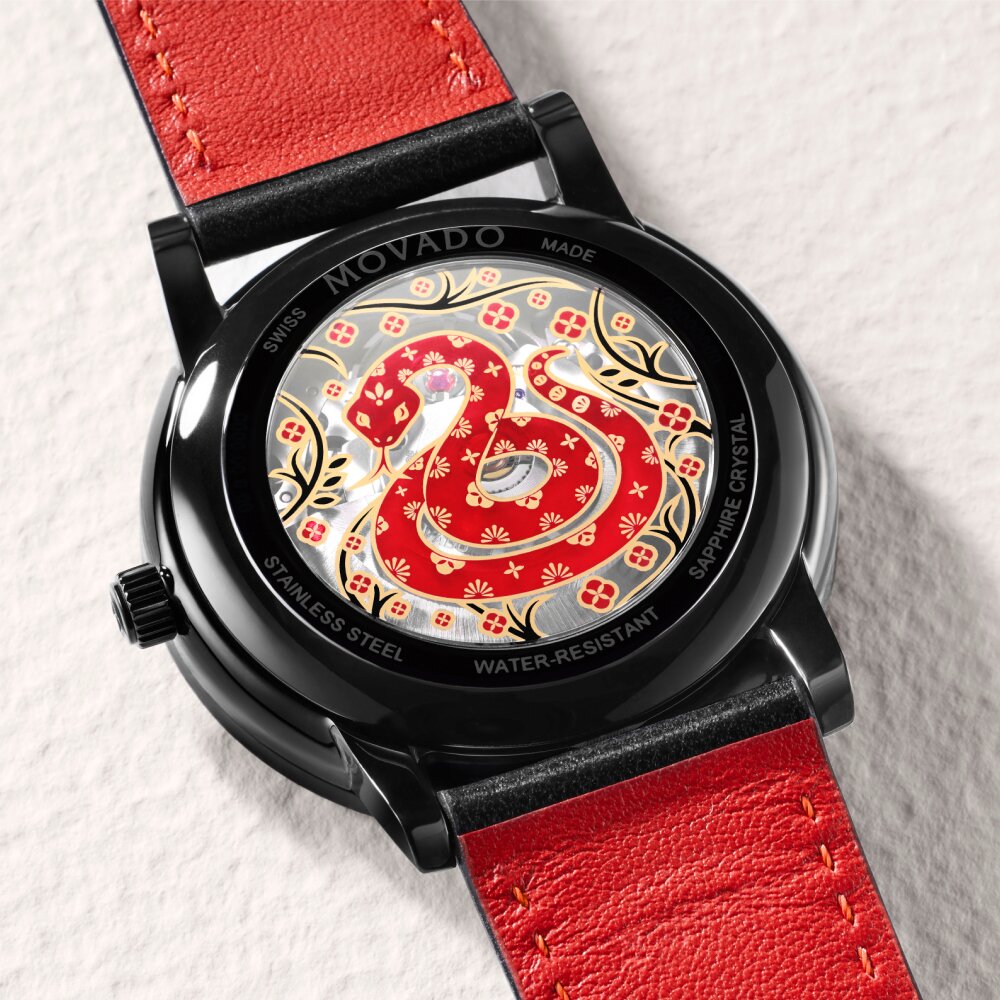 Museum Classic Automatic Year of the Snake caseback with snake motif