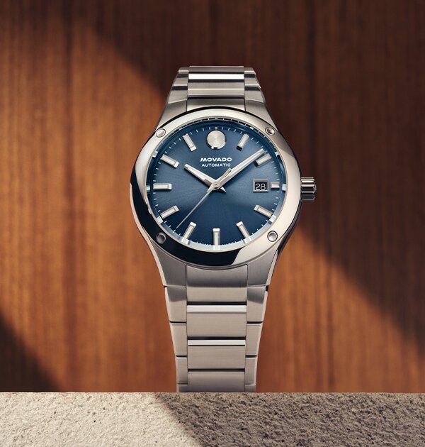 Musuem Imperiale with stainless steel bracelet and blue dial