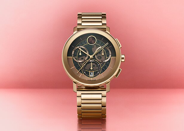 BOLD Evolution 2.0 gold tone skeleton watch
