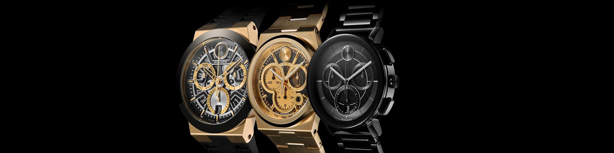 BOLD Fusion, BOLD Quest and BOLD Evolution 2.0 Skeleton dial watches.