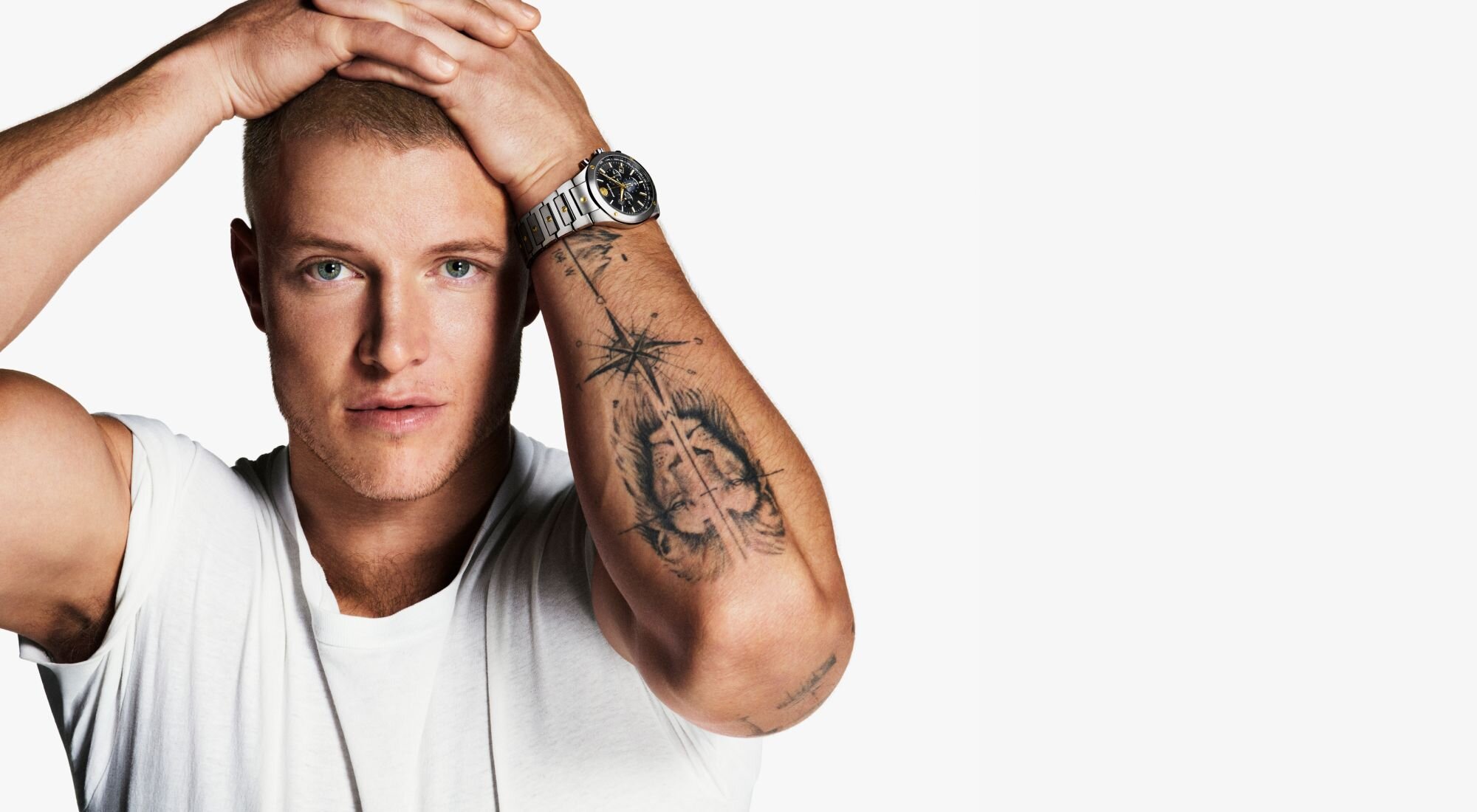 Christian McCaffrey in Movado SE