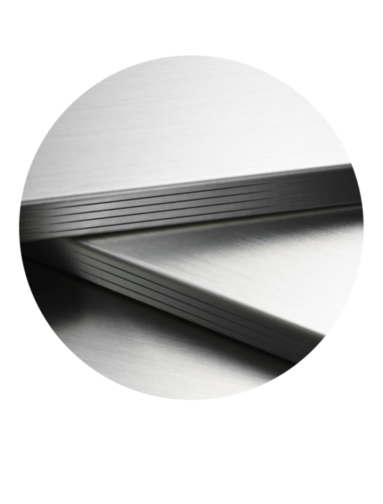 Close up of 904L Durasteel® material.