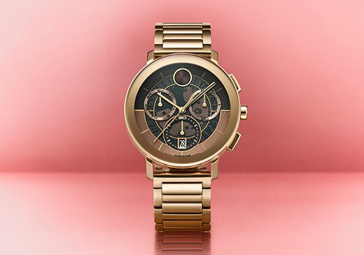 BOLD Evolution 2.0 gold tone skeleton watch