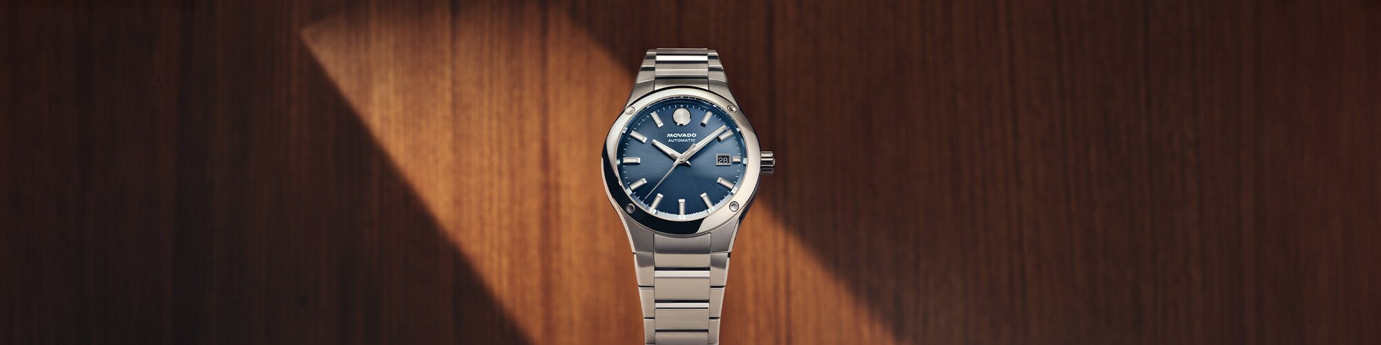 Musuem Imperiale with stainless steel bracelet and blue dial