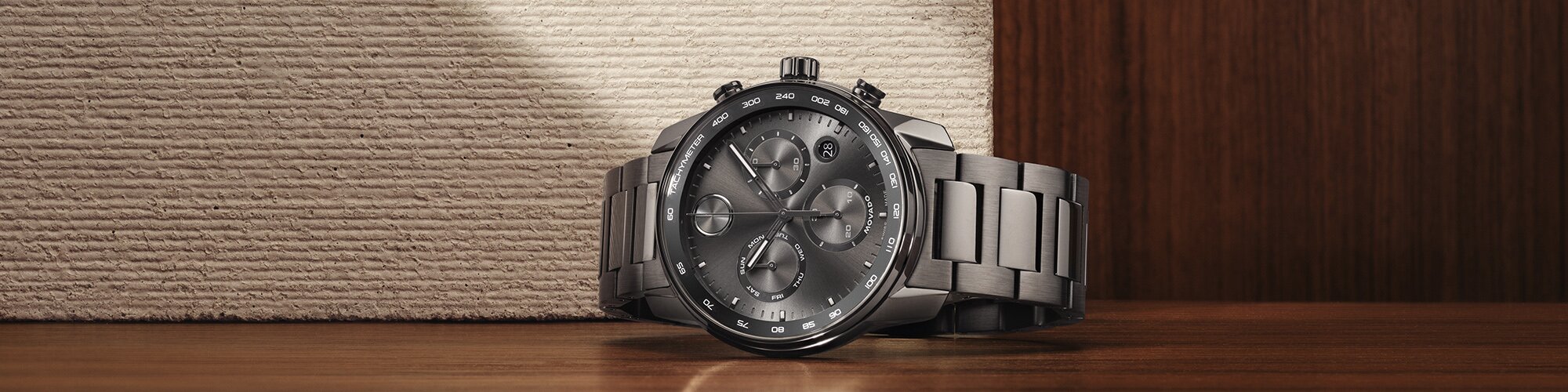 Black tone BOLD Verso chronograph watch