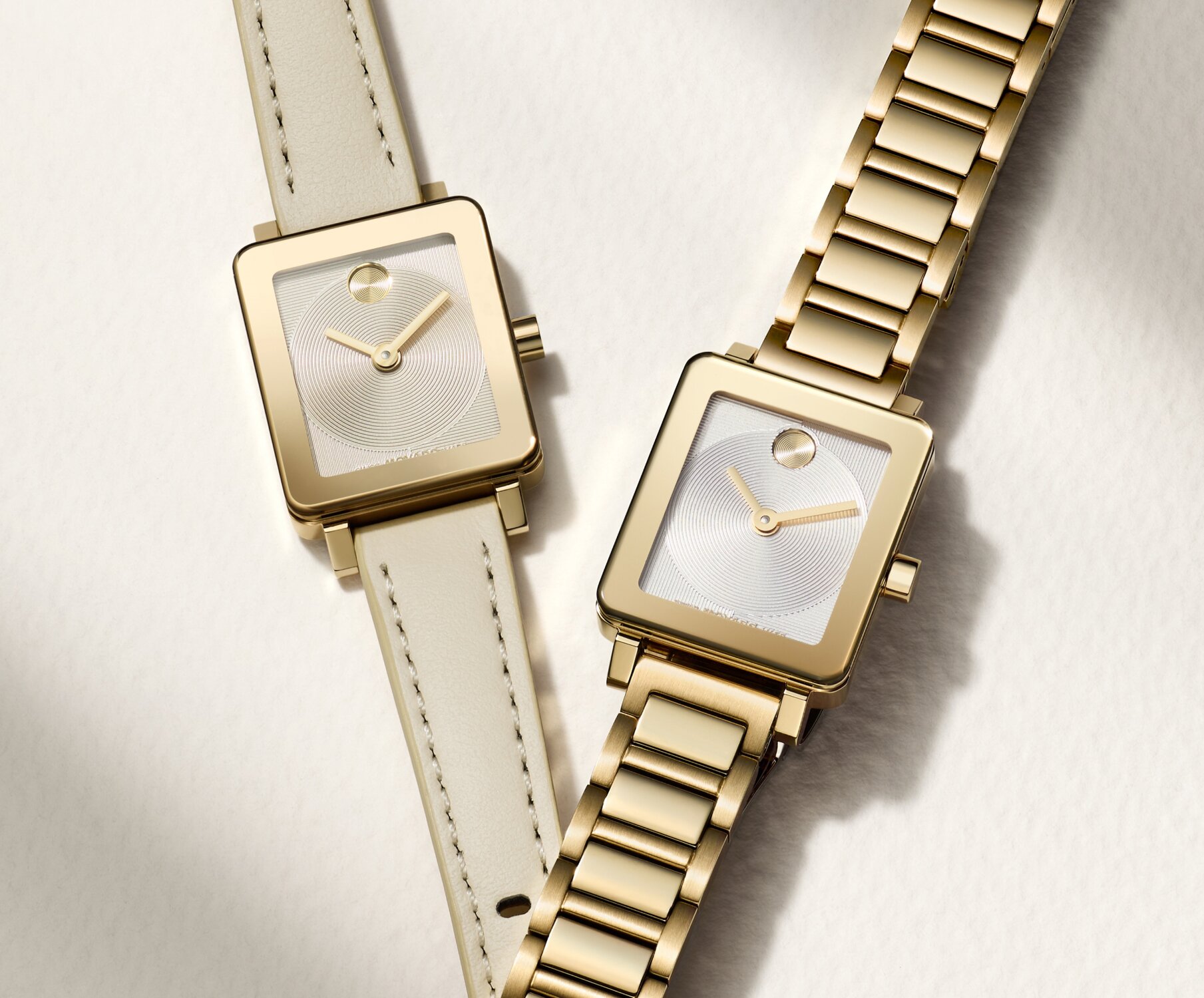 BOLD Evolution 2.0 Mini watches with square dials.