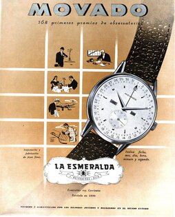 Vintage Silhouette Ad.