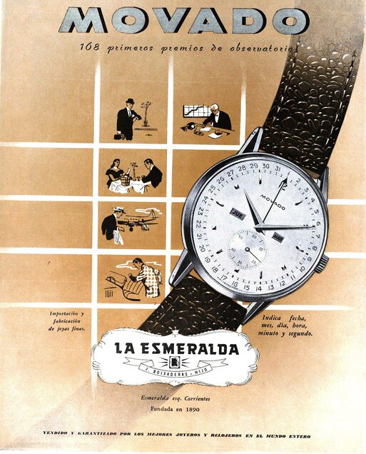 Vintage Silhouette Ad.
