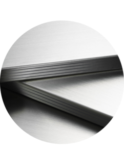 Close up of 904L Durasteel® material.