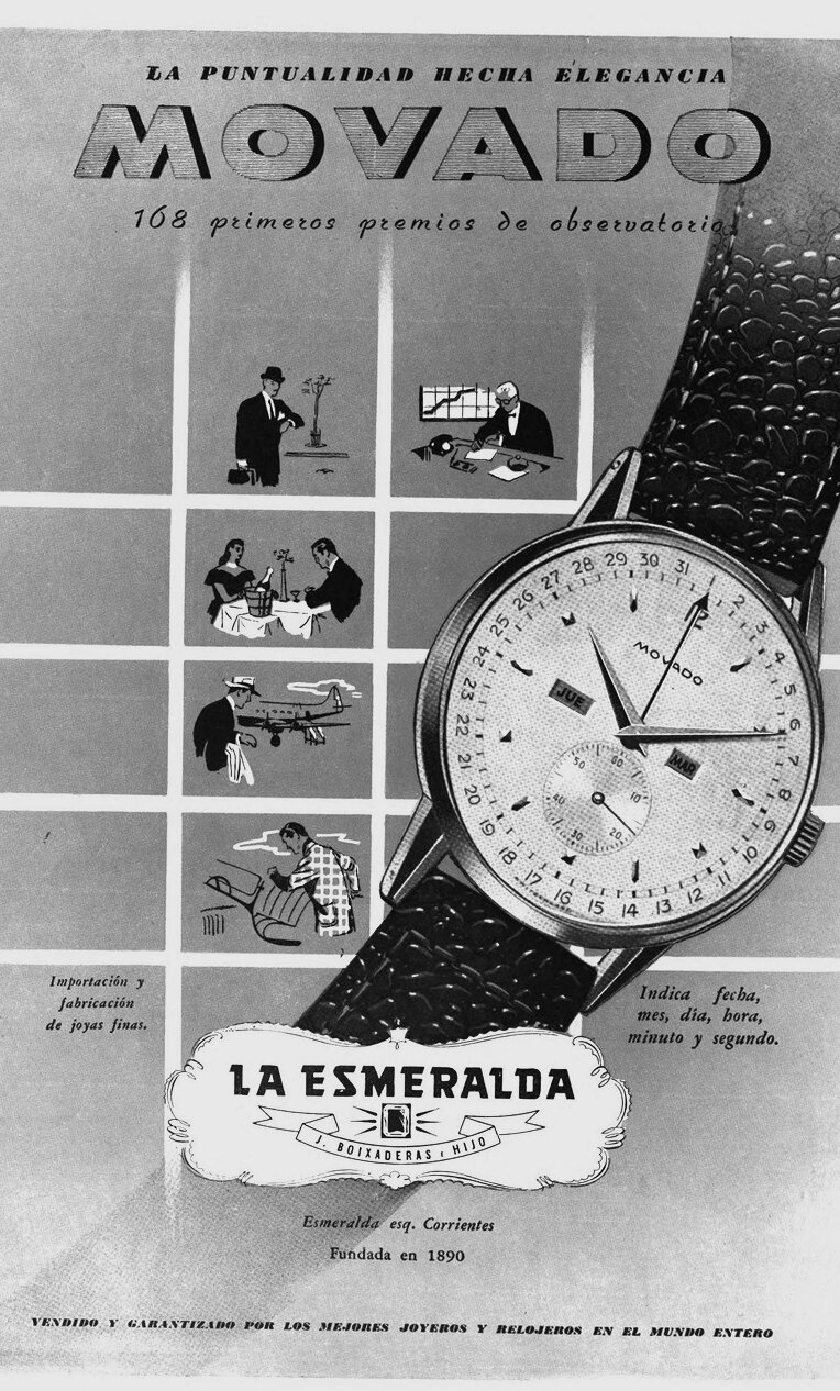 Vintage Silhouette Ad.
