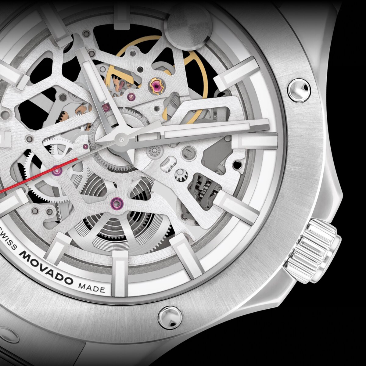 Alta SE Skeleton Stainless Steel Bezel and Dial