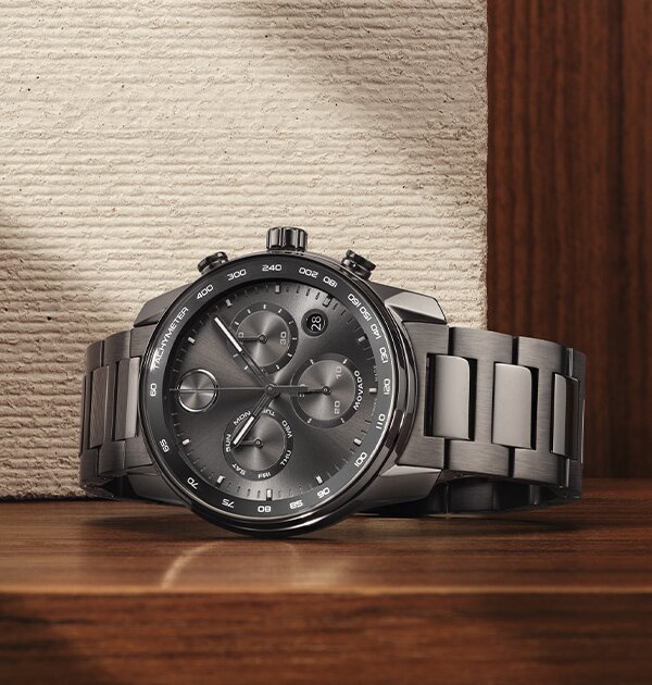 Black tone BOLD Verso chronograph watch