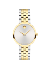 Two tone Museum Classic bracelet watch.