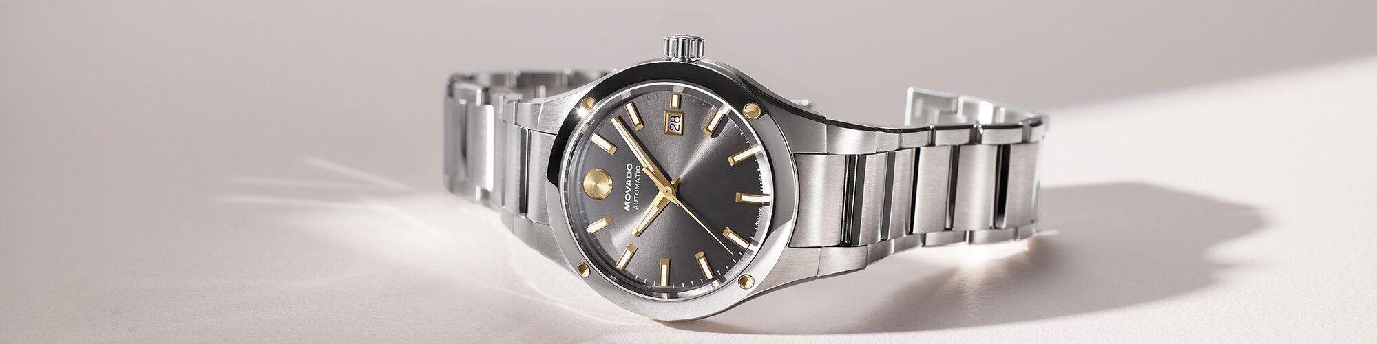 Stainless Steel Museum Imperiale bracelet watch.
