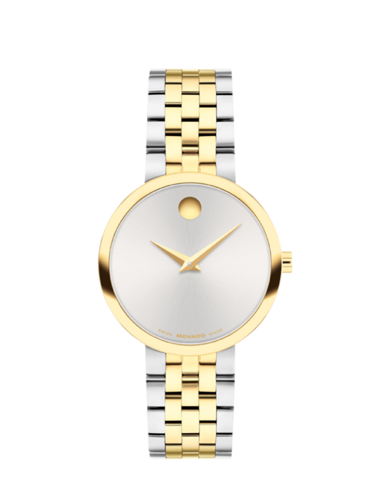 Two tone Museum Classic bracelet watch.