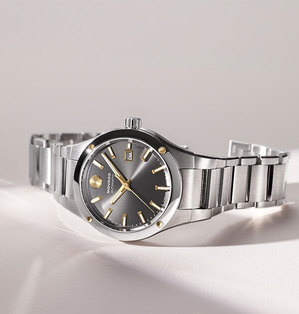 Stainless Steel Museum Imperiale bracelet watch.