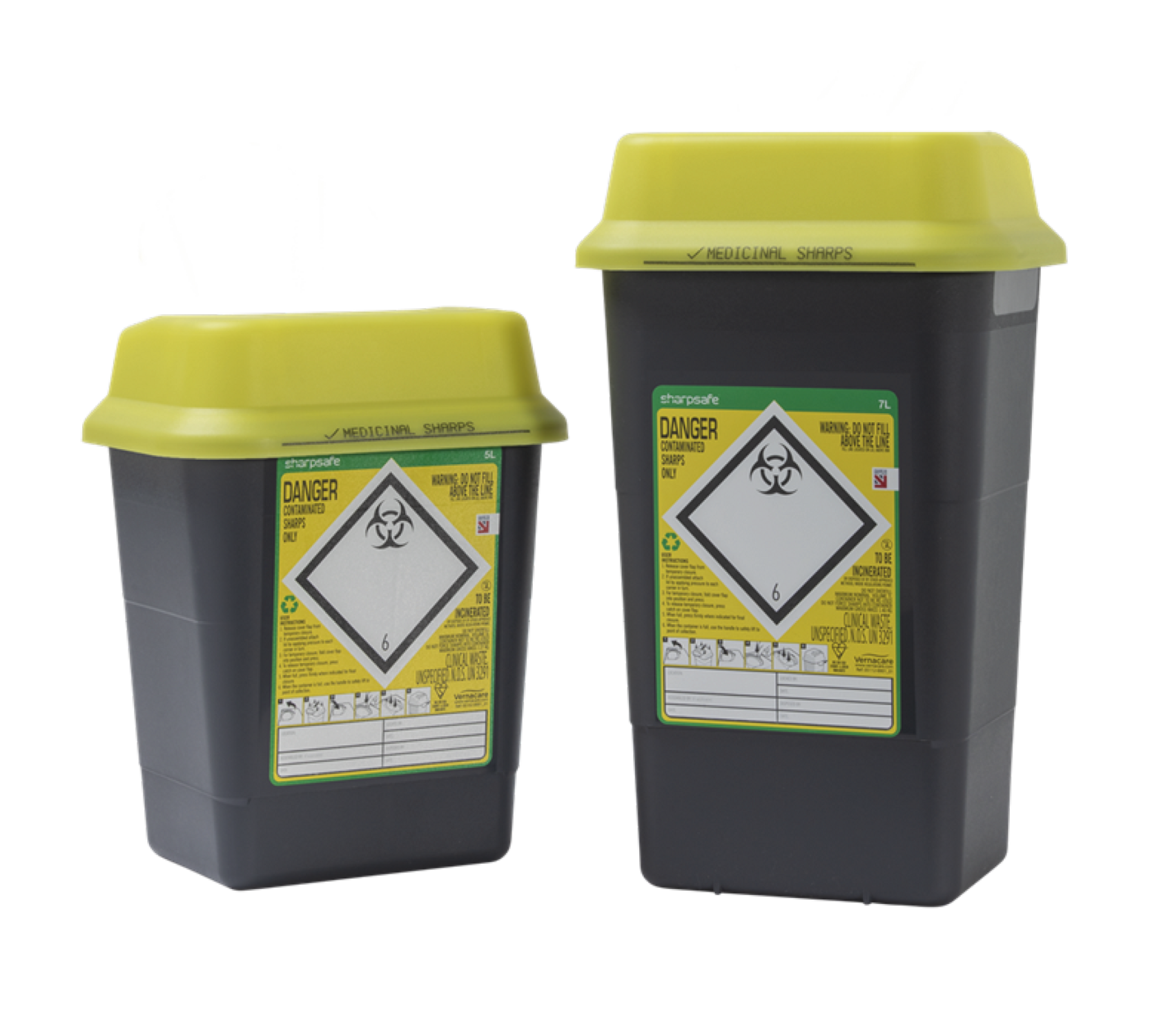 The new 5 and 7L Sharpsafe containers