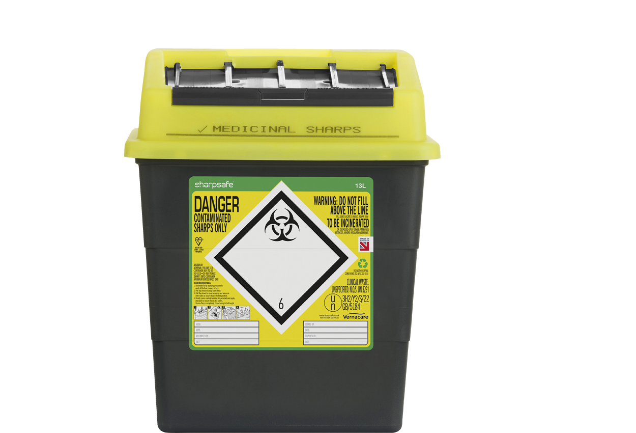 Sharpsafe container