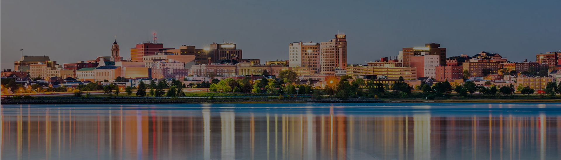 Cross Country Healthcare color photo of the Portland, Maine cityscape.        