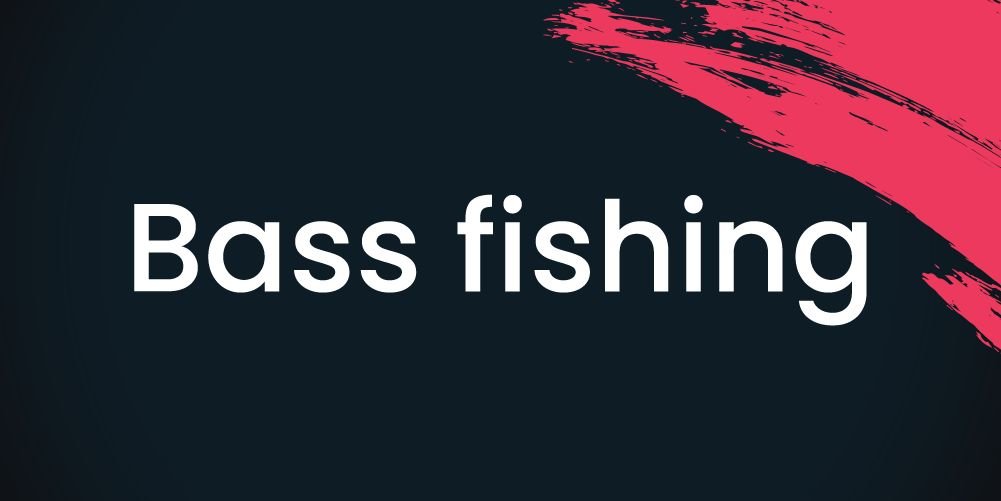 Bass fishing brand logo