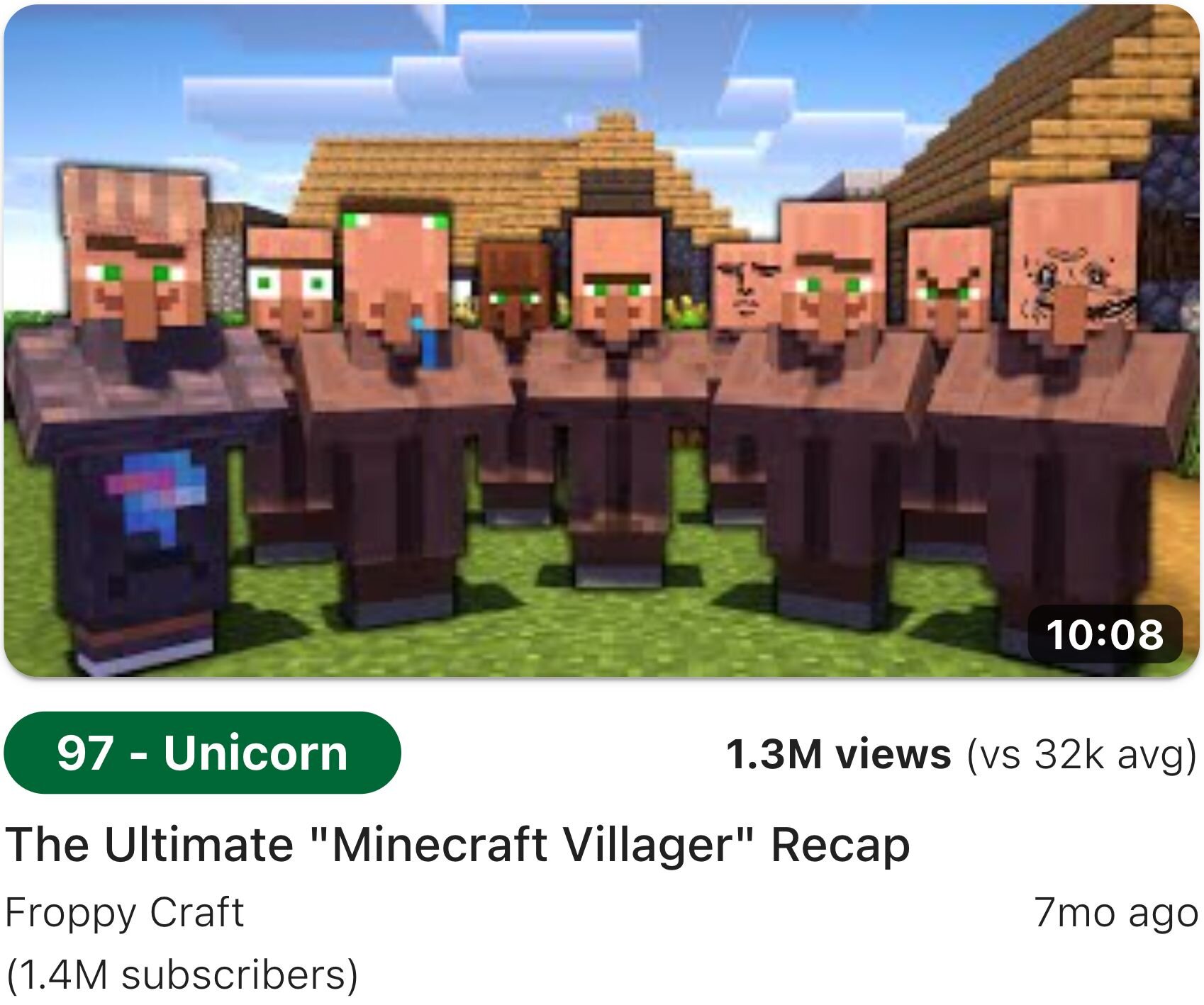 Viral Minecraft Video Topic