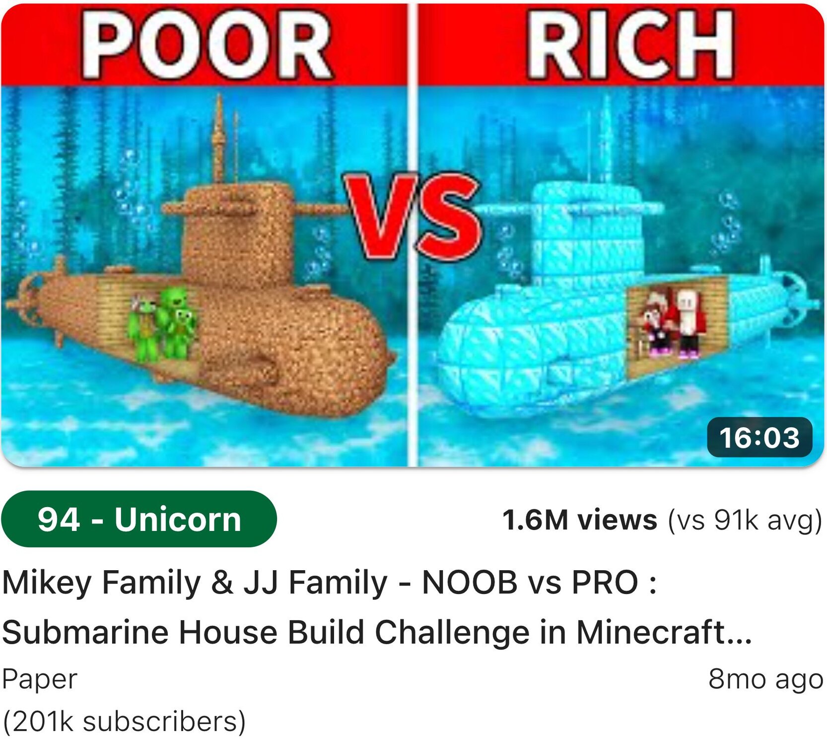 Viral Minecraft Video Topic