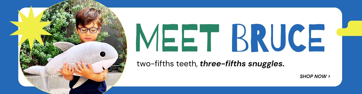 Meet Bruce – discover a lovable plush with personality.