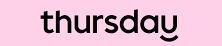 thursday logo