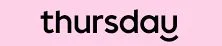 thursday logo