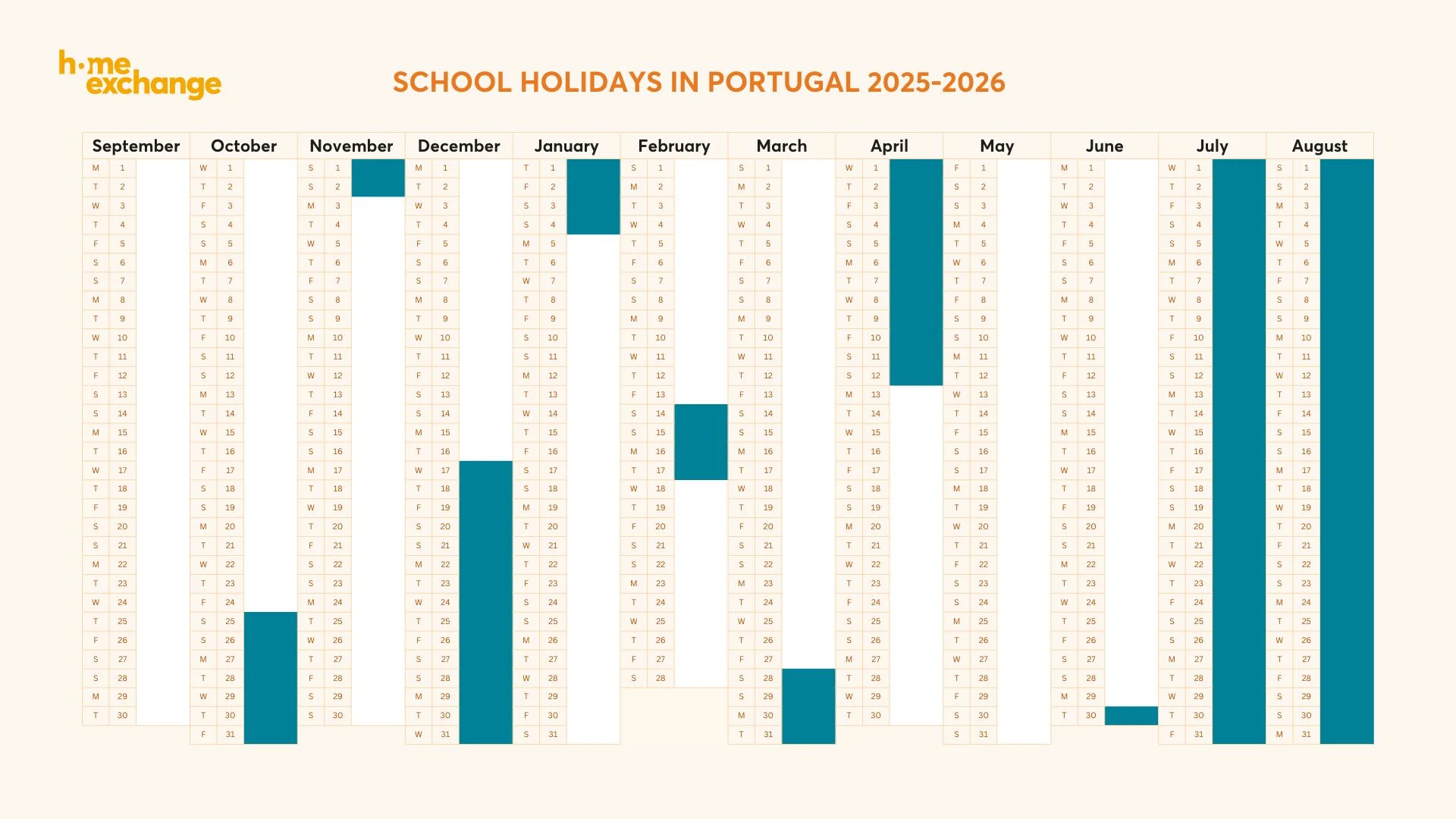Portugal's 2025-2026 school calendar