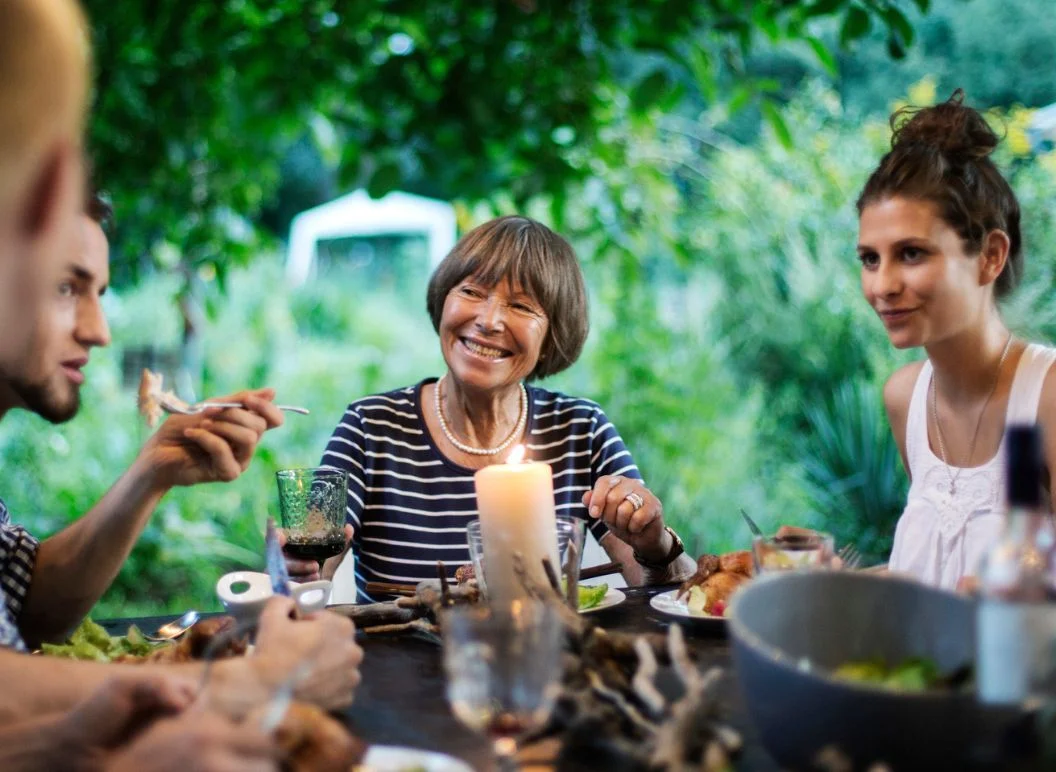 Dinner with different people