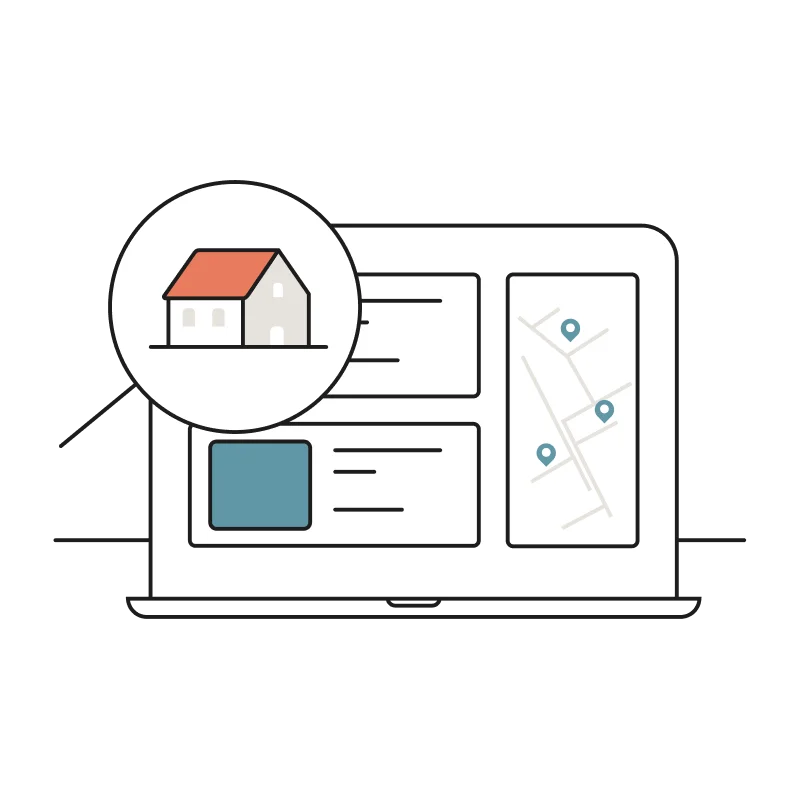 HomeExchange "complete your profile" illustration