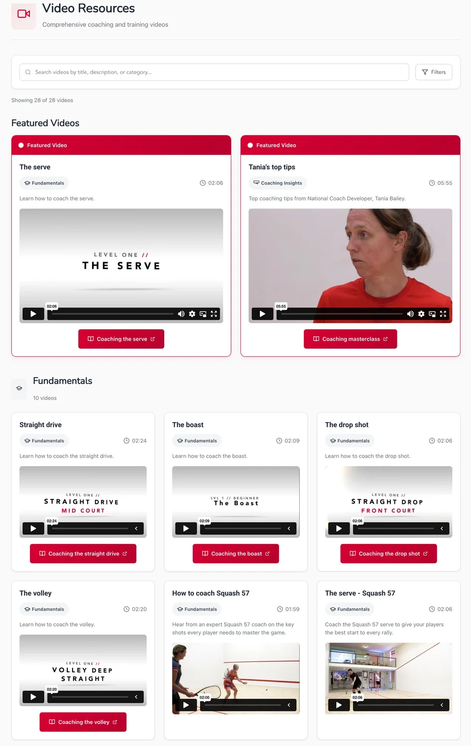 Video Resources Library