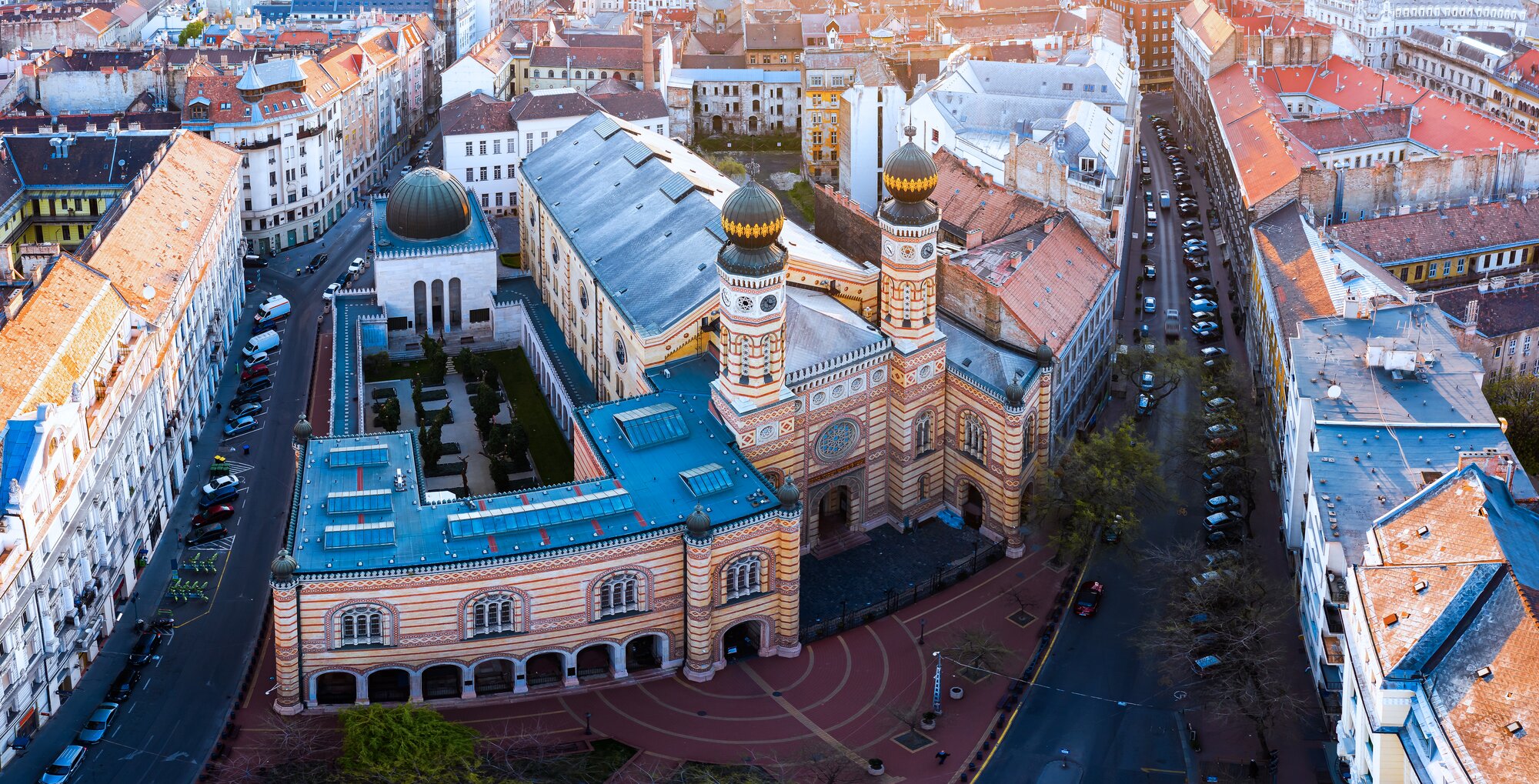 Aerial view of Budapest