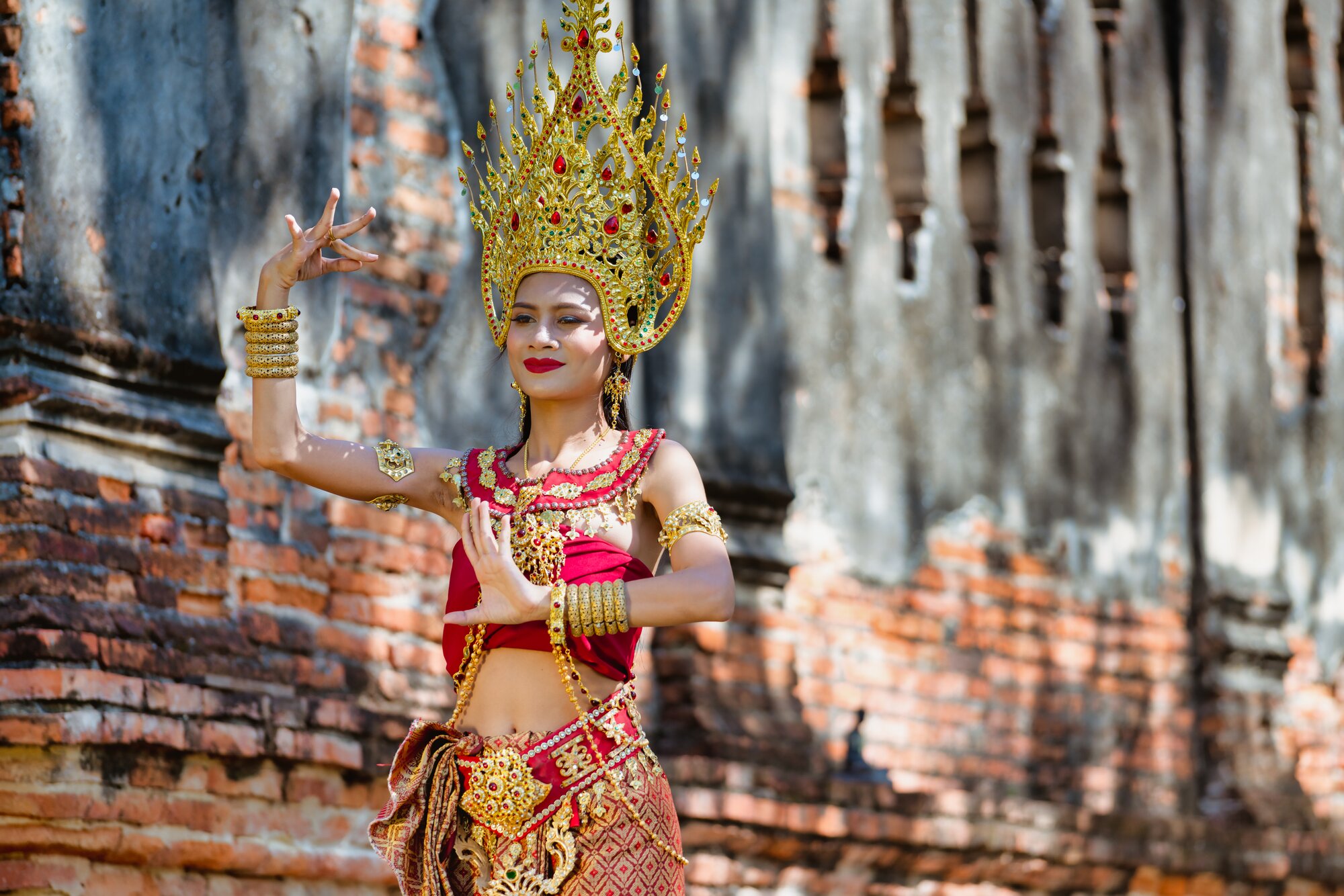 Traditional Apsara Dance on the Mekong