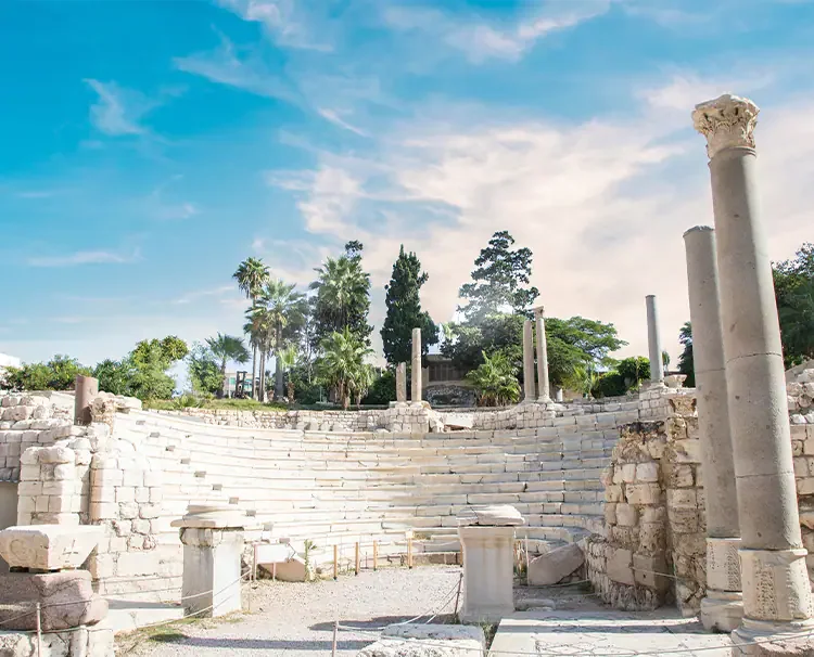A Roman amphitheater