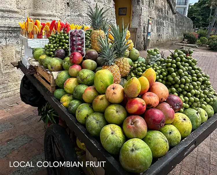 Fruit stand in Colombia