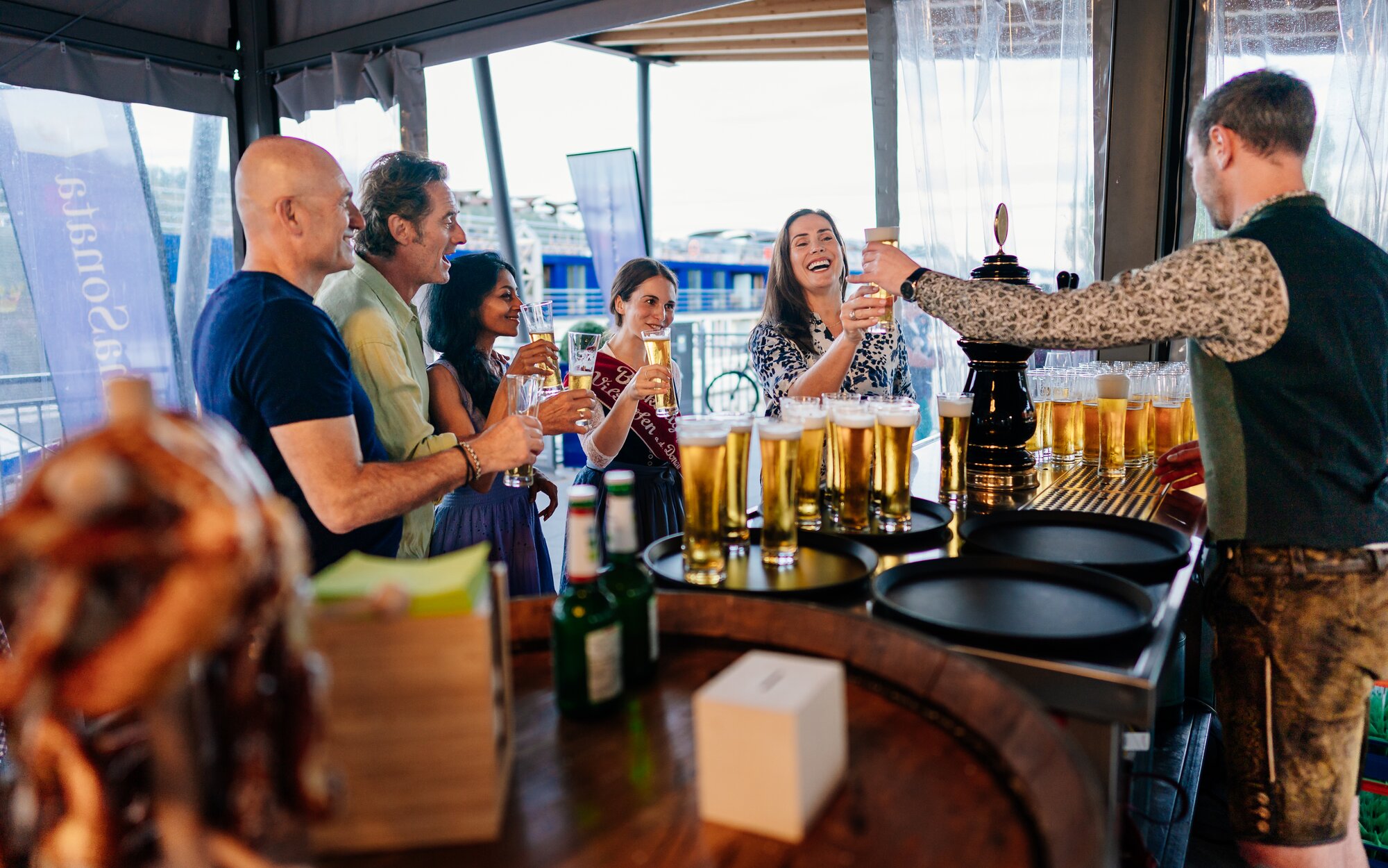 Oktoberfest Celebration in Vilshofen, Germany