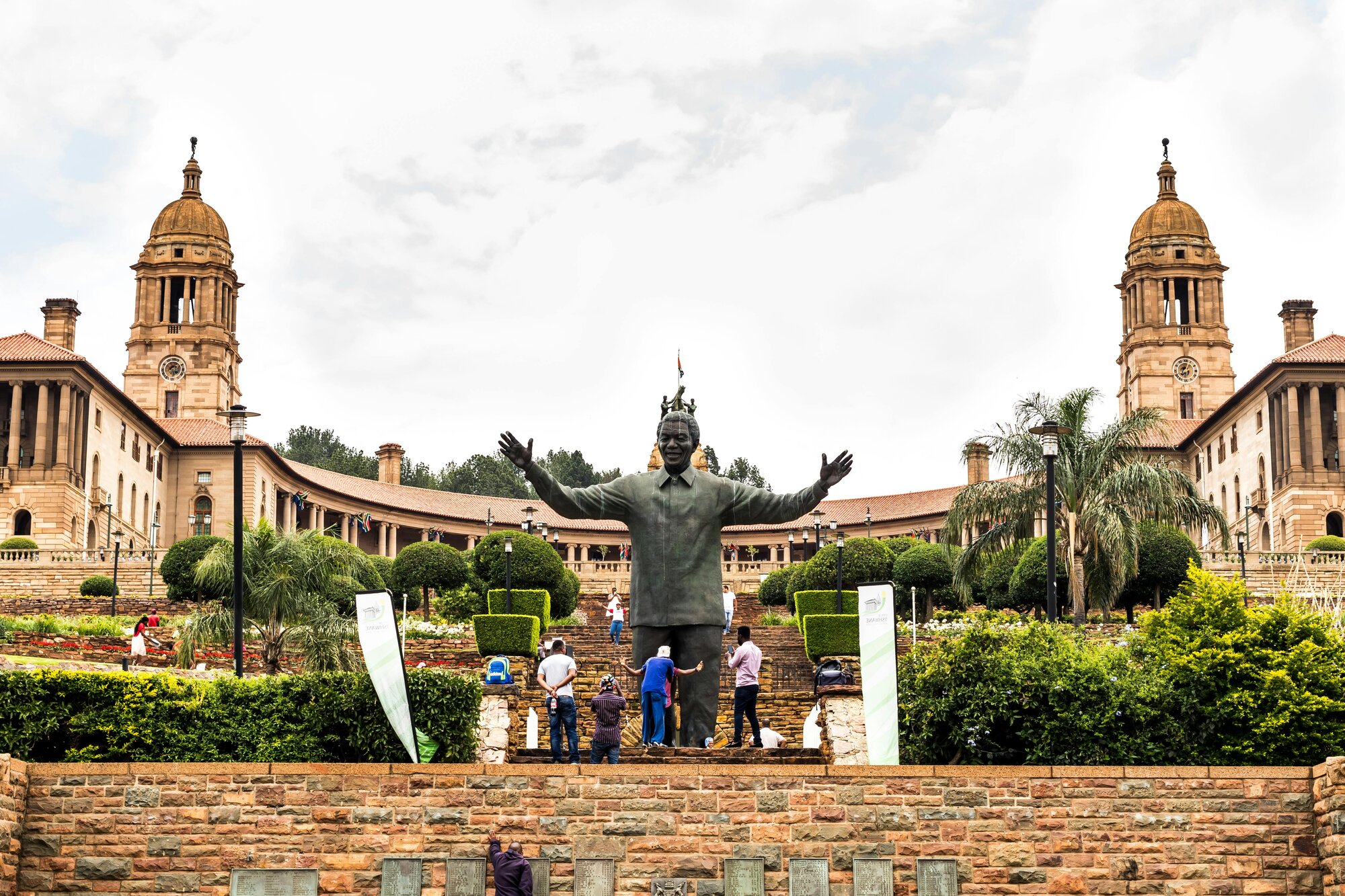 The Statue of Nelson Mandela on the Union Buildings Grounds, Pretoria, Gauteng, South Africa