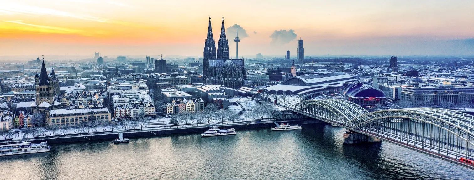 View of the Rhine in Cologne