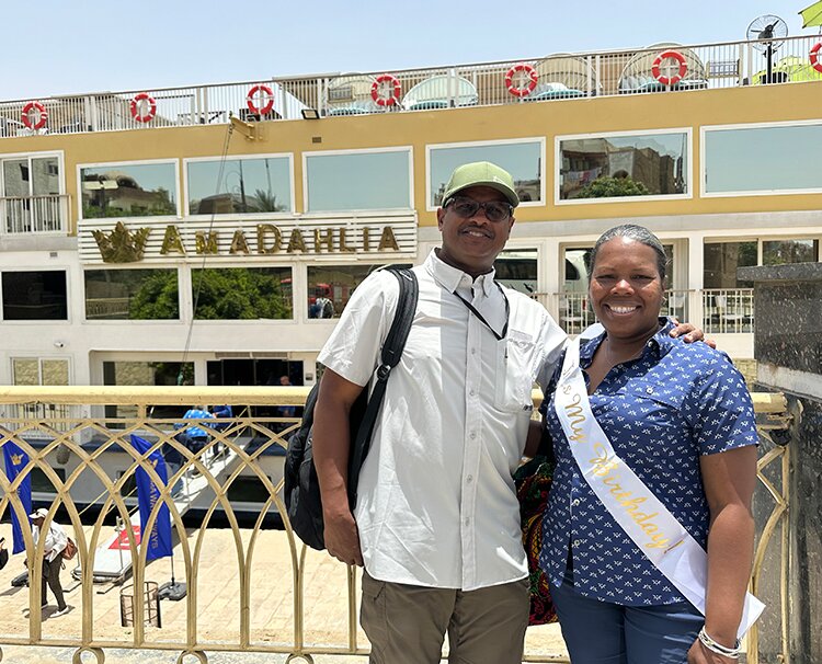 Guests ready to board the AmaDahlia