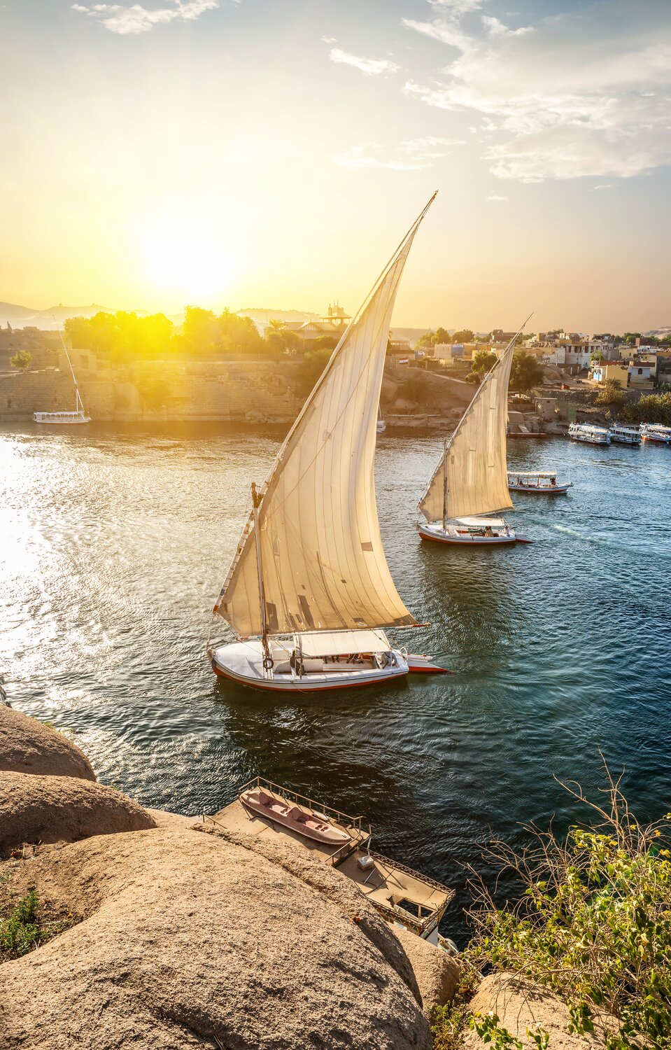 Sunset sail in Aswan