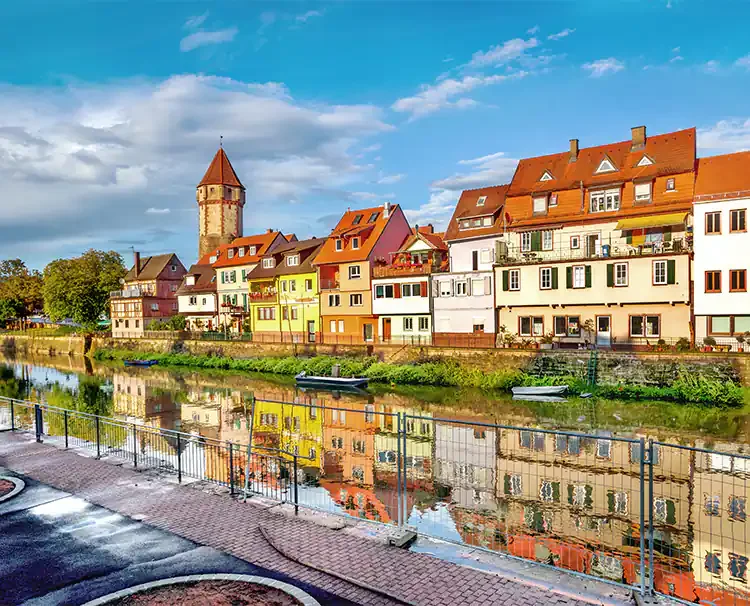 Views of Wertheim Castle landscape