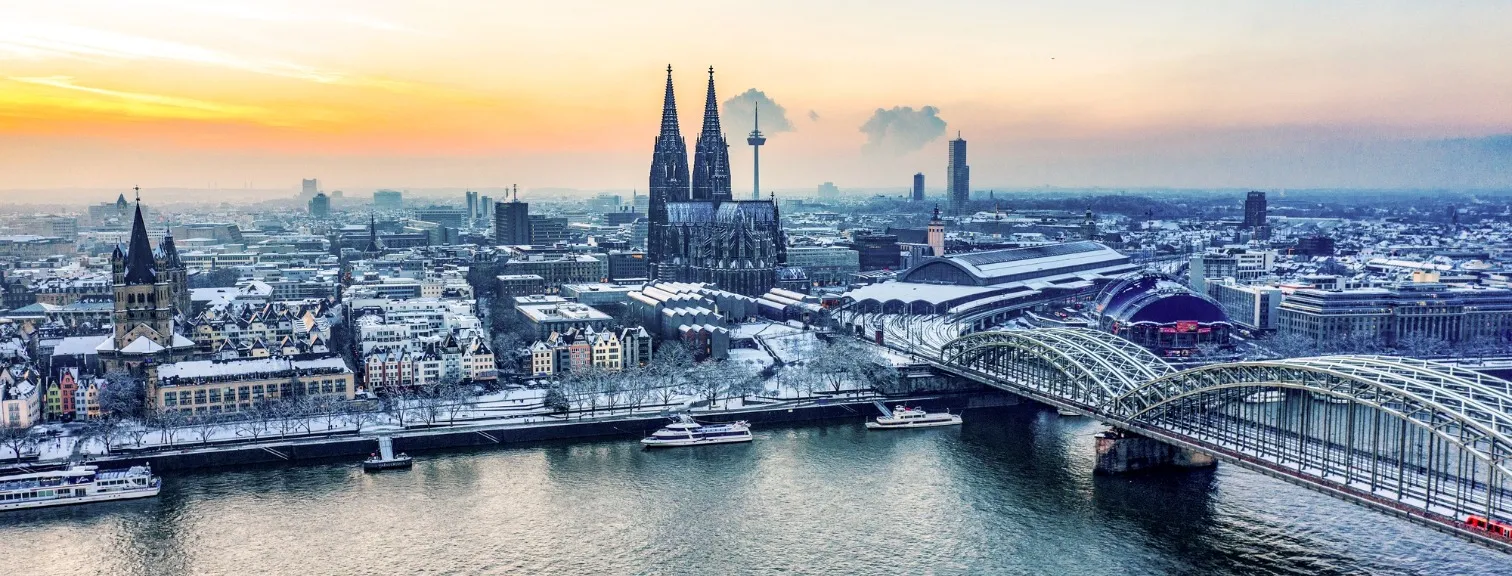 View of the Rhine in Cologne